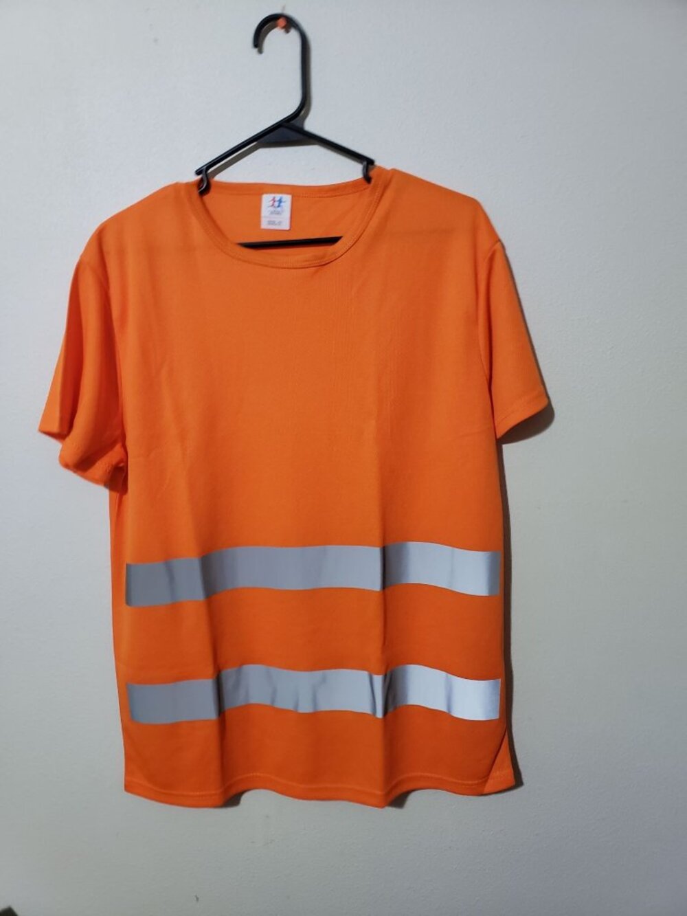 Sport High Visibility Orange Reflective Safety T-Shirt XXXL Tag Fits Like L/XL
